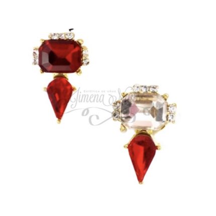 #043 Oro - Gema roja