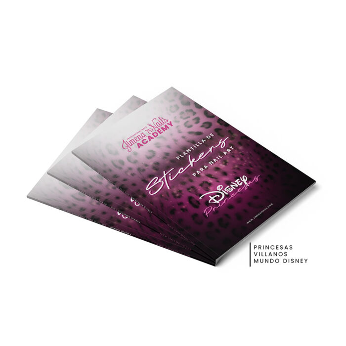 Combo Plantillas Stickers Nail Art - Disney - Imagen 1