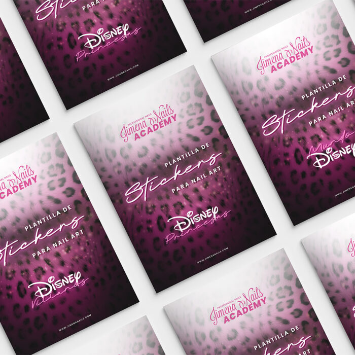 Combo Plantillas Stickers Nail Art - Disney - Imagen 2