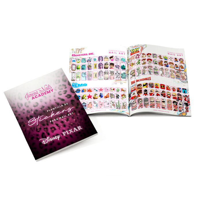 Plantilla Stickers Nail Art - Pixar - Imagen 1