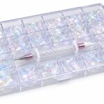 Caja de Piedras Swarovski transparentes AB
