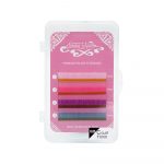 Color Lashes - Pastel Pink, Pearl White & Turquoise