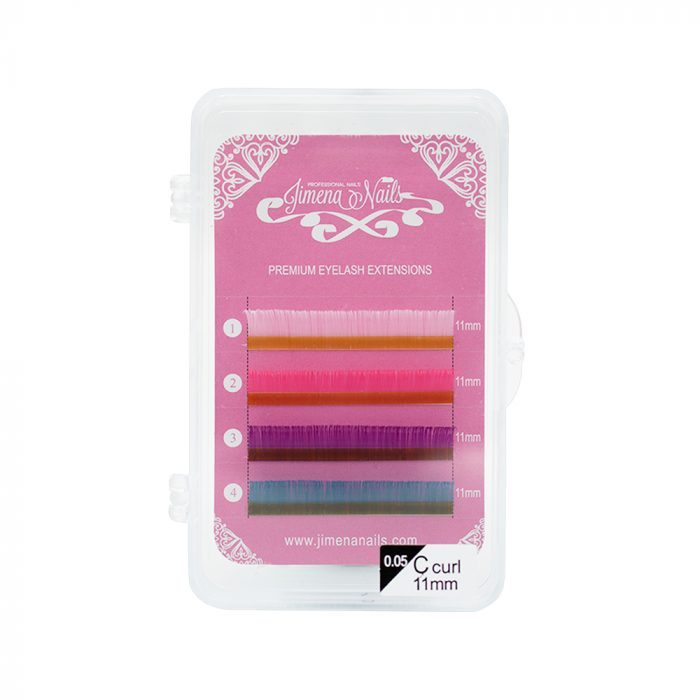 Color Lashes - Pastel Pink, Pearl White & Turquoise - Imagen 1