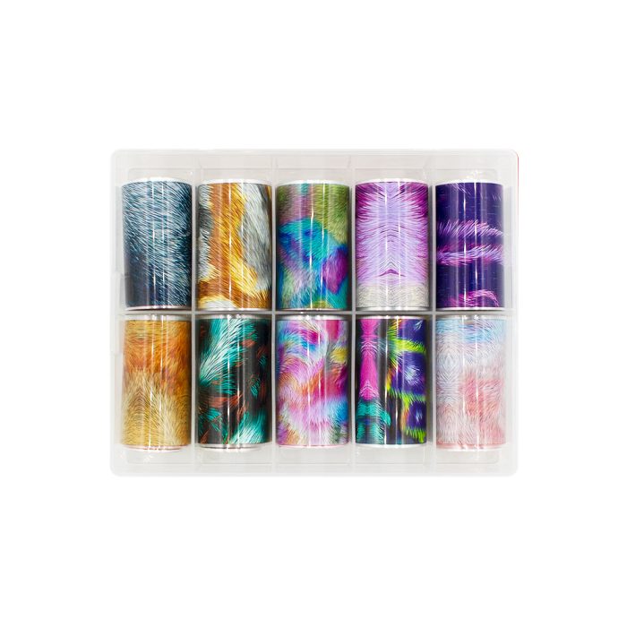foil-furry-rainbow-10pcs.jpg Foil Furry Rainbow (Caja 10 uds.) - Imagen 1